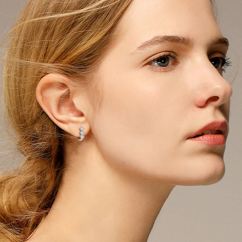 Trilune Earrings